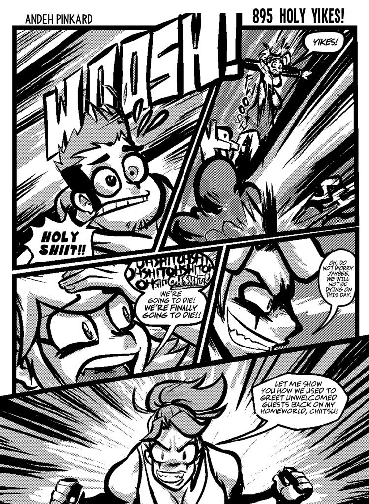 Shonen Punk! - Episode 923, Page 1: 895-holy-yikes!