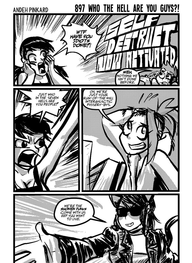 Shonen Punk! - Episode 925, Page 1: 897-who-the-hell-are-you-guys