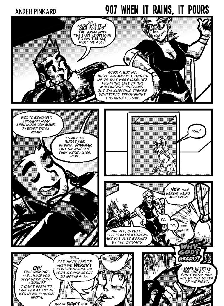 Shonen Punk! - Episode 936, Page 1: 907-When-it-rains,-it-pours