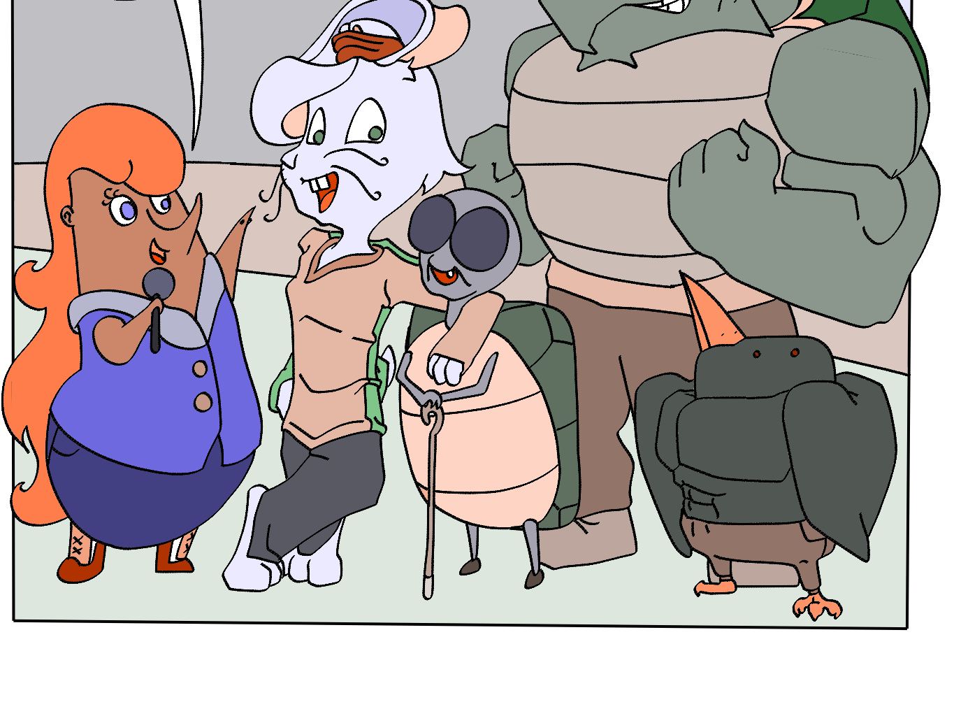 Wushi-Wushi - Episode 1, Page 2: Chapter 1: May the best turtle win