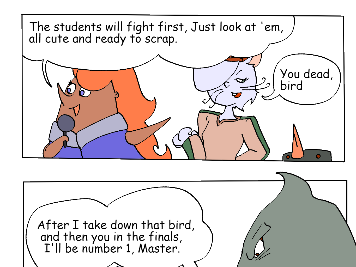 Wushi-Wushi - Episode 1, Page 3: Chapter 1: May the best turtle win