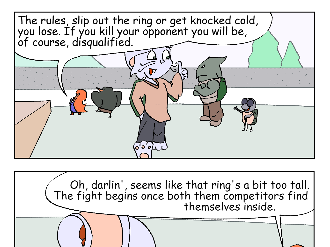 Wushi-Wushi - Episode 1, Page 4: Chapter 1: May the best turtle win