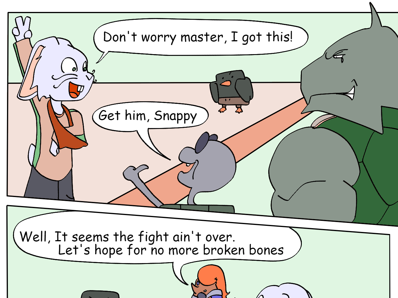 Wushi-Wushi - Episode 1, Page 8: Chapter 1: May the best turtle win