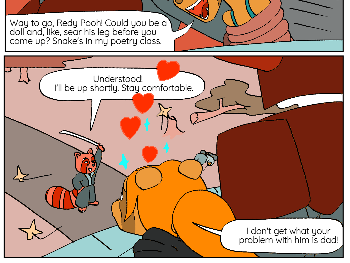 Wushi-Wushi - Episode 4, Page 4: Chapter 4: Saving Princess Turny Tail