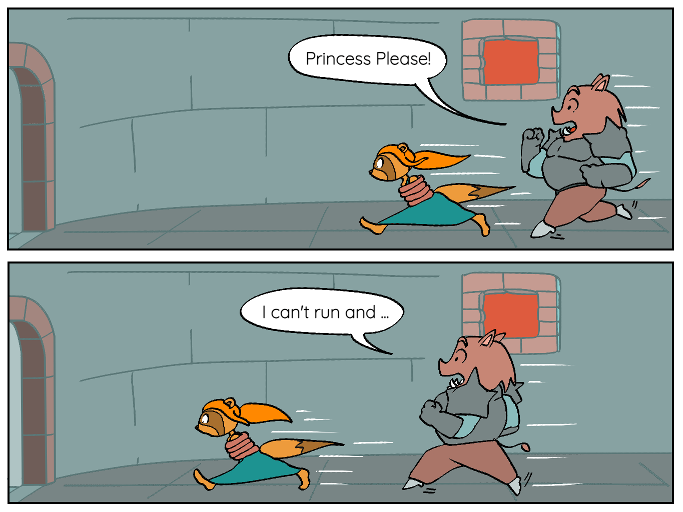 Wushi-Wushi - Episode 4, Page 8: Chapter 4: Saving Princess Turny Tail