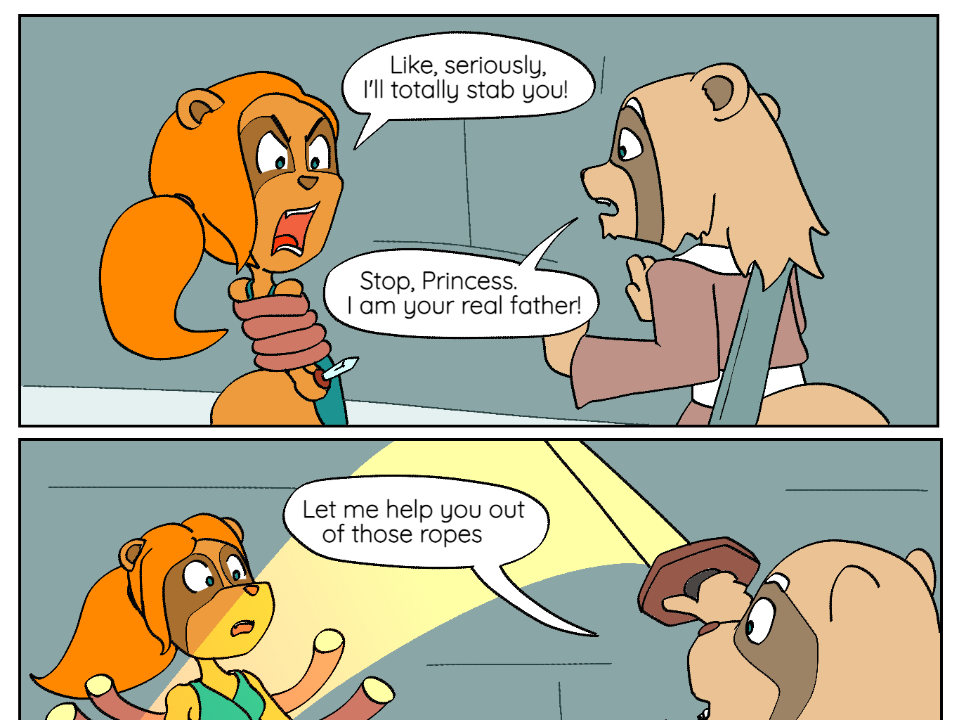 Wushi-Wushi - Episode 4, Page 10: Chapter 4: Saving Princess Turny Tail