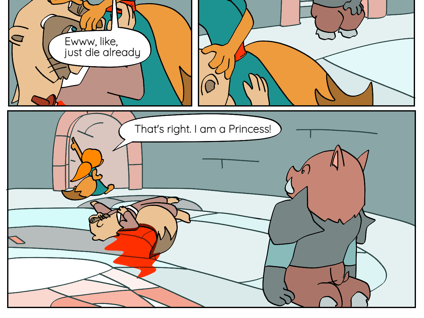 Wushi-Wushi - Episode 4, Page 11: Chapter 4: Saving Princess Turny Tail