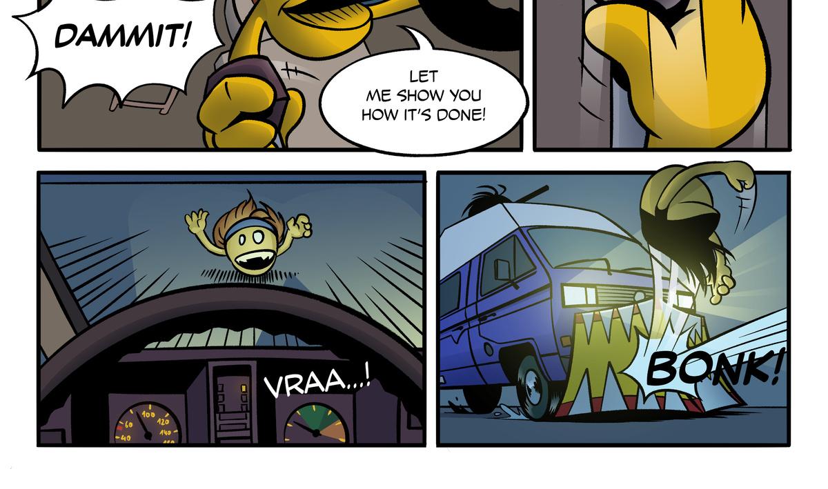 Team 4Pac - Episode 11, Page 1: Drive-Thru, page 11