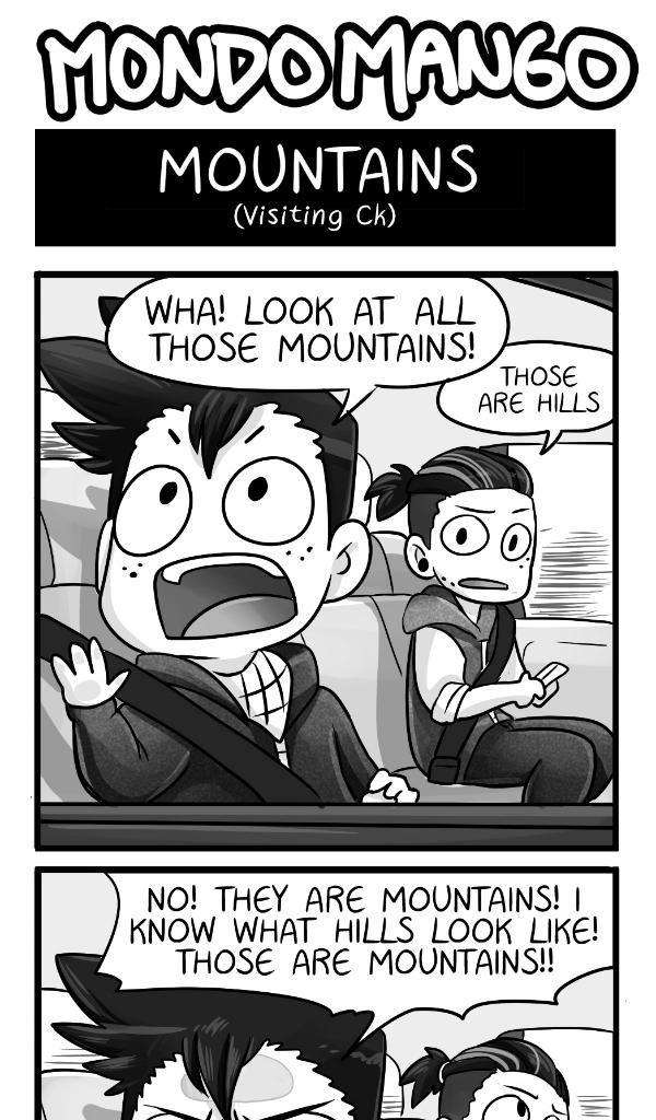 Mondo Mango - Episode 32, Page 1: Mountains