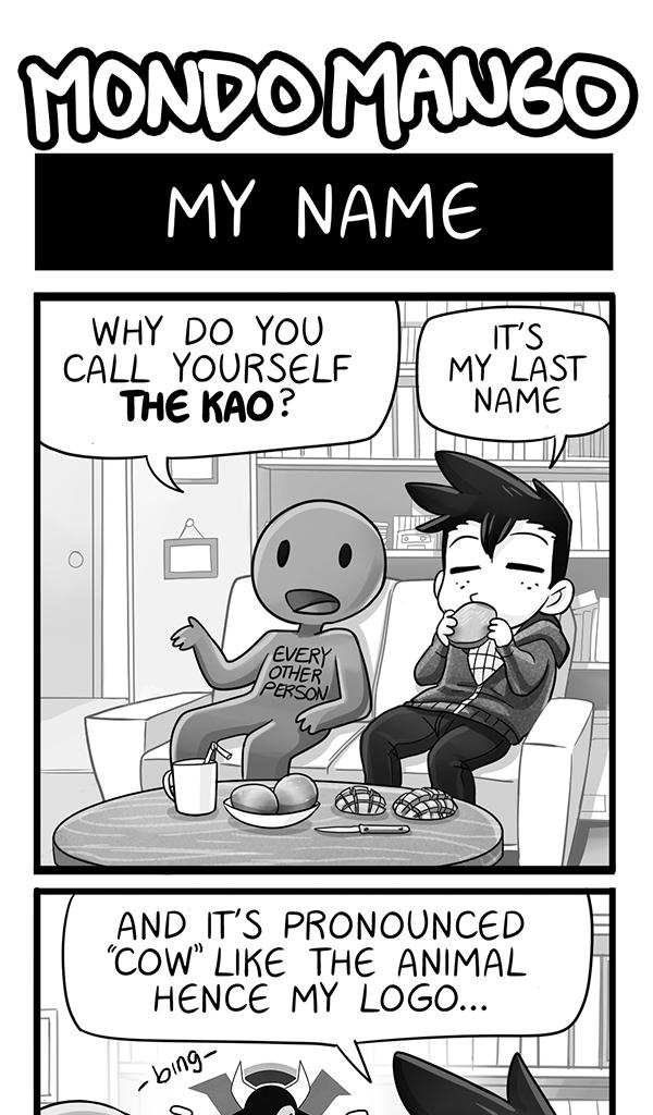 Mondo Mango - Episode 40, Page 1: My Name
