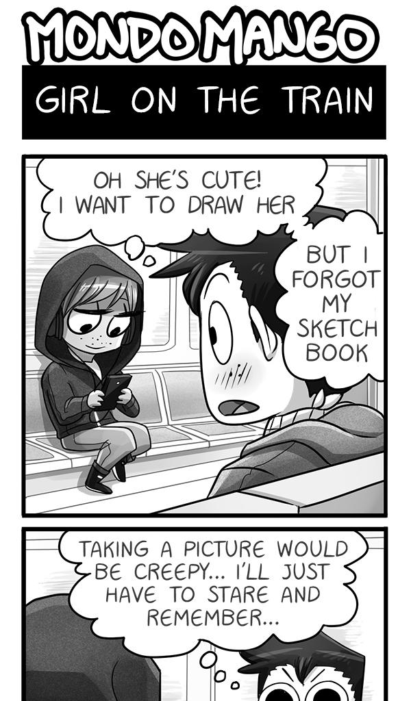 Mondo Mango - Episode 42, Page 1: Girl on the train