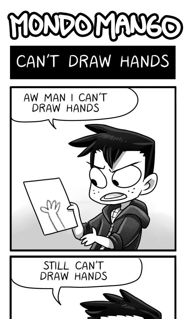 Mondo Mango - Episode 43, Page 1: Cant Draw Hands