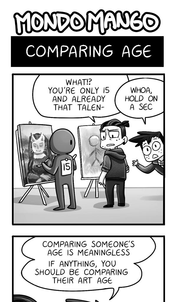 Mondo Mango - Episode 45, Page 1: Comparing Age