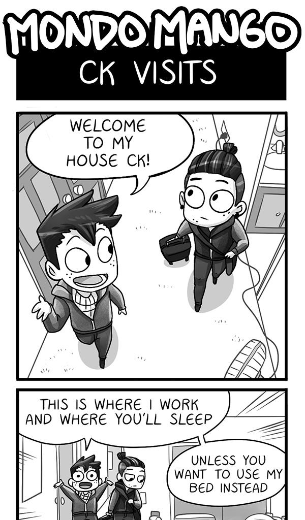 Mondo Mango - Episode 46, Page 1: CK Visits