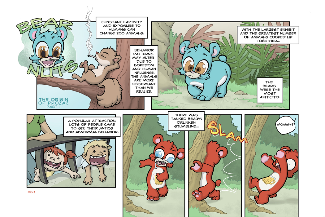 Bear Nuts - Episode 2, Page 1: The Origin of Prozac