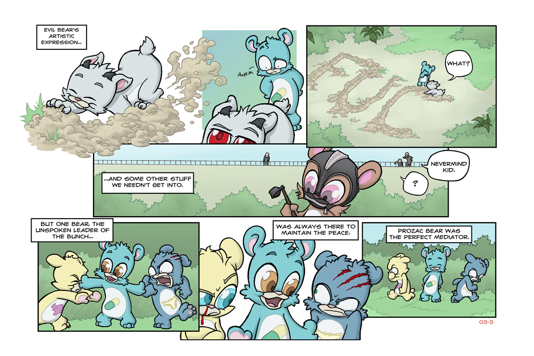 Bear Nuts - Episode 2, Page 3: The Origin of Prozac