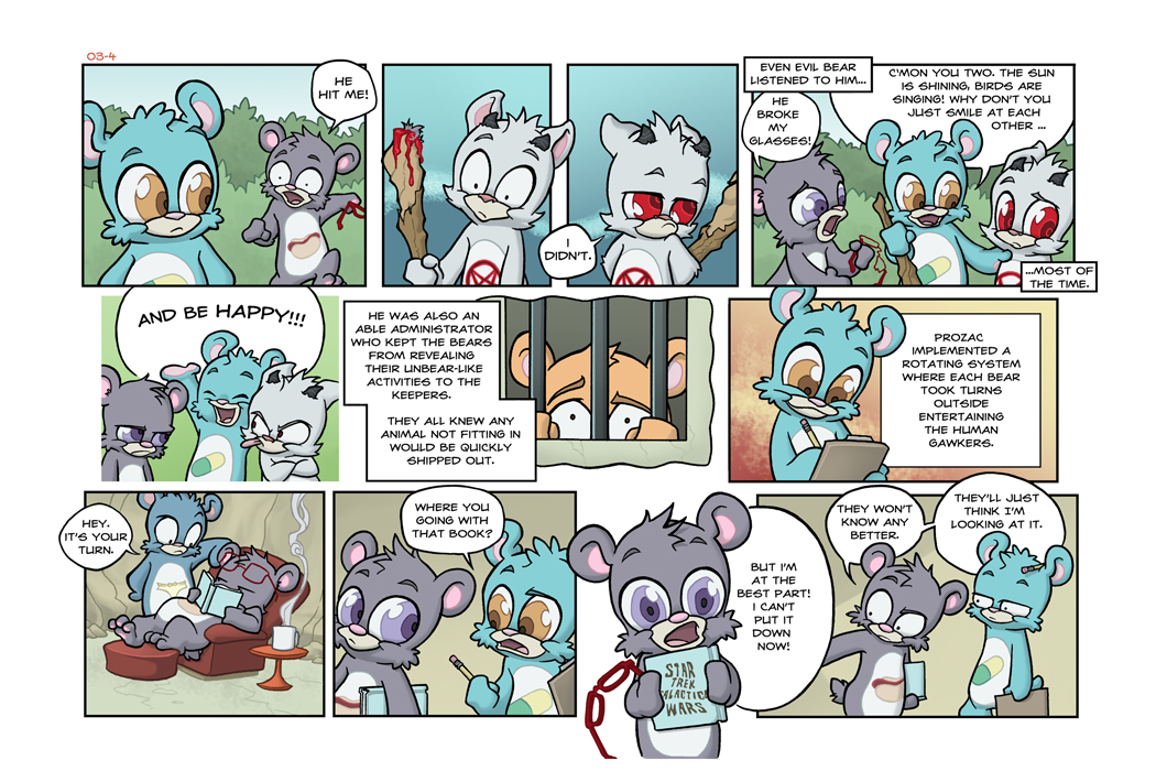 Bear Nuts - Episode 2, Page 4: The Origin of Prozac