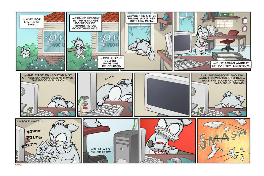 Bear Nuts - Episode 4, Page 2: Evil Makes Amends...Sort of