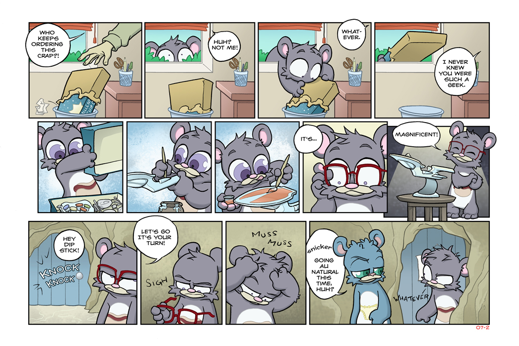 Bear Nuts - Episode 5, Page 2: Nerd Bear Stands His Ground