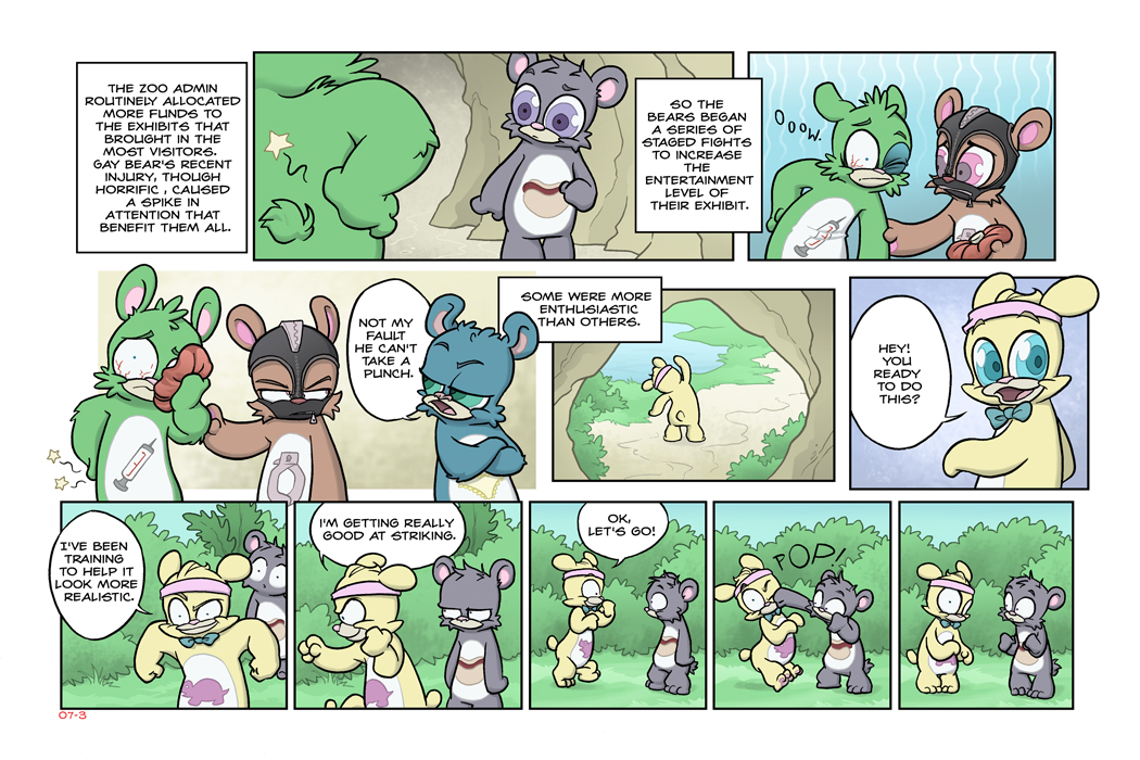 Bear Nuts - Episode 5, Page 3: Nerd Bear Stands His Ground