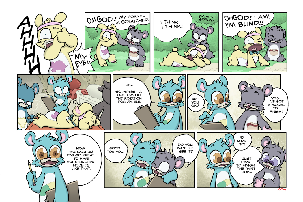 Bear Nuts - Episode 5, Page 4: Nerd Bear Stands His Ground