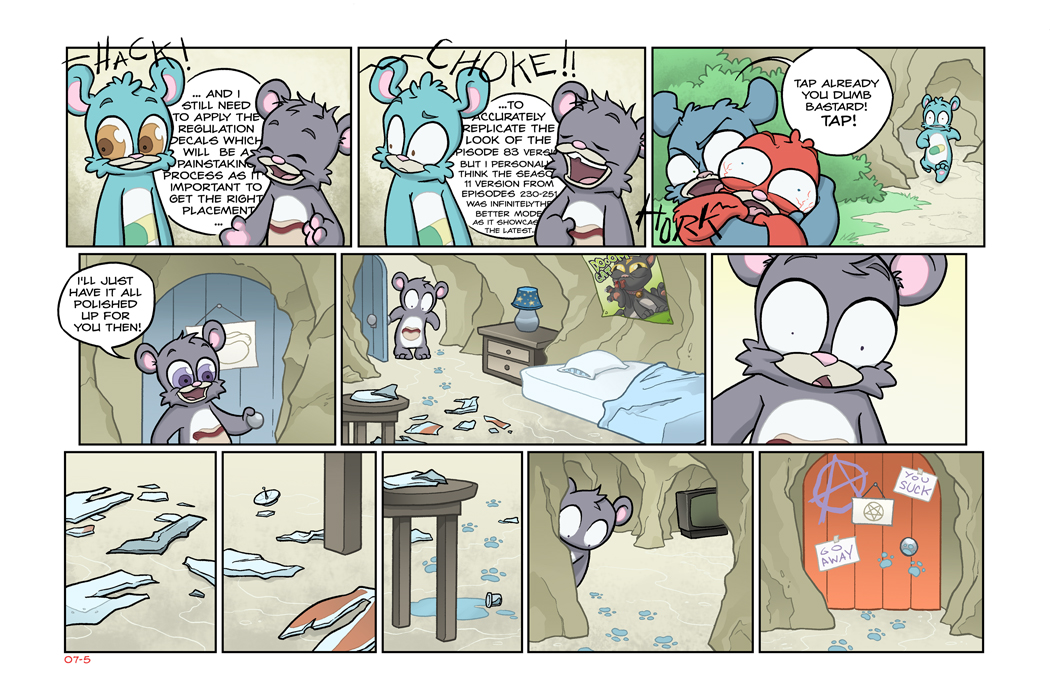 Bear Nuts - Episode 5, Page 5: Nerd Bear Stands His Ground