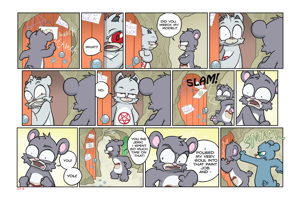 Bear Nuts - Episode 5, Page 6: Nerd Bear Stands His Ground