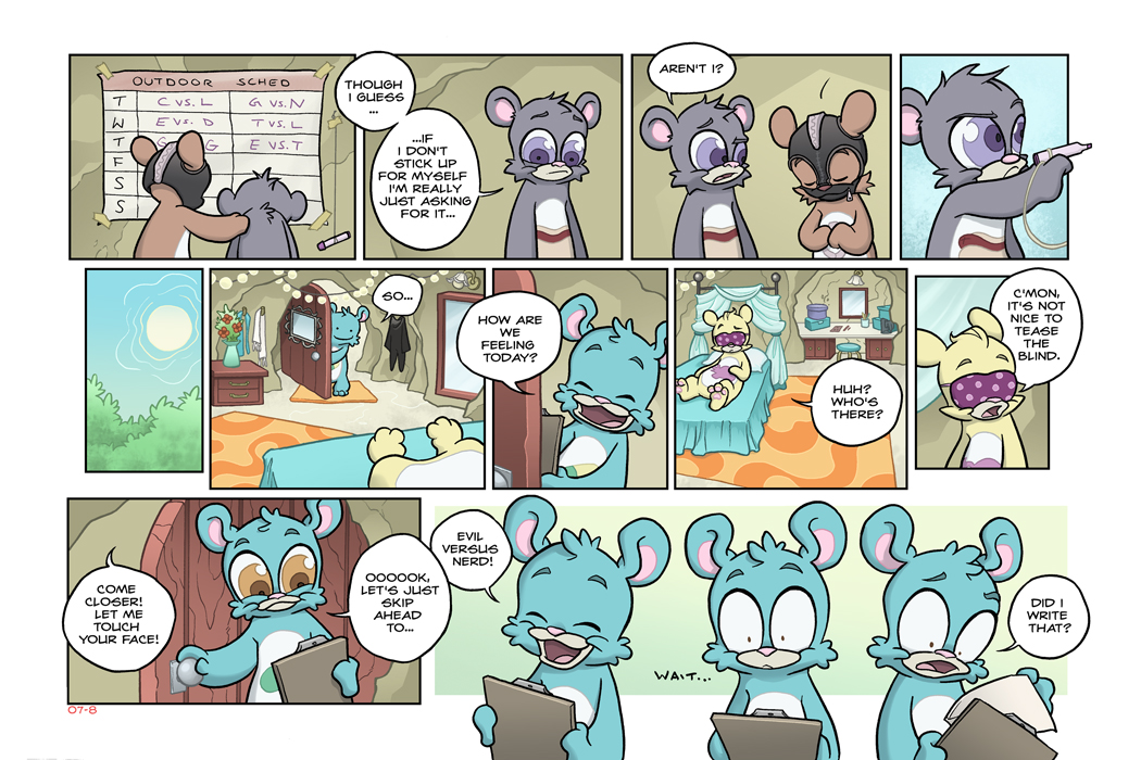Bear Nuts - Episode 5, Page 8: Nerd Bear Stands His Ground
