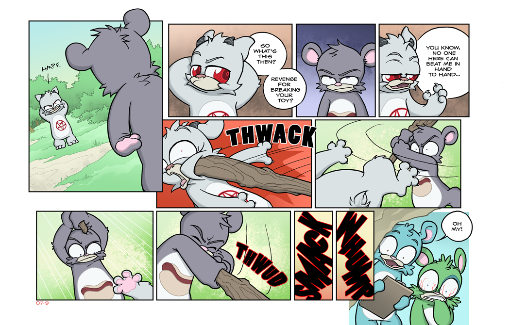 Bear Nuts - Episode 5, Page 9: Nerd Bear Stands His Ground