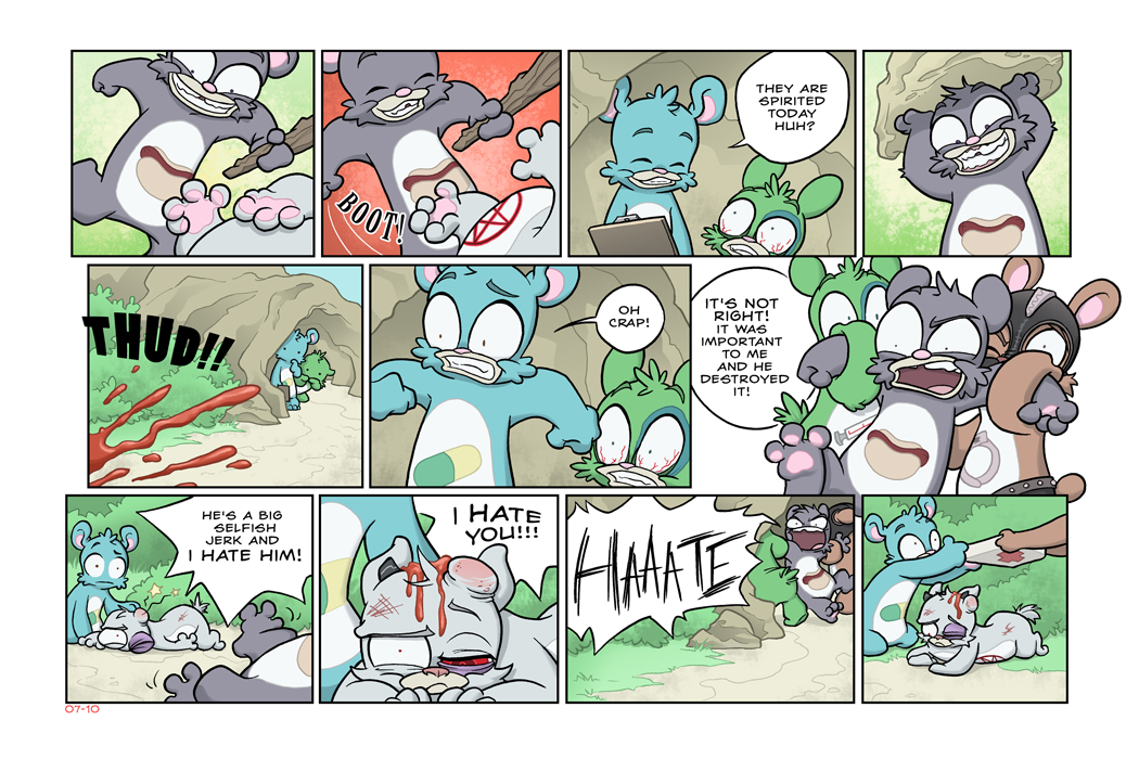 Bear Nuts - Episode 5, Page 10: Nerd Bear Stands His Ground