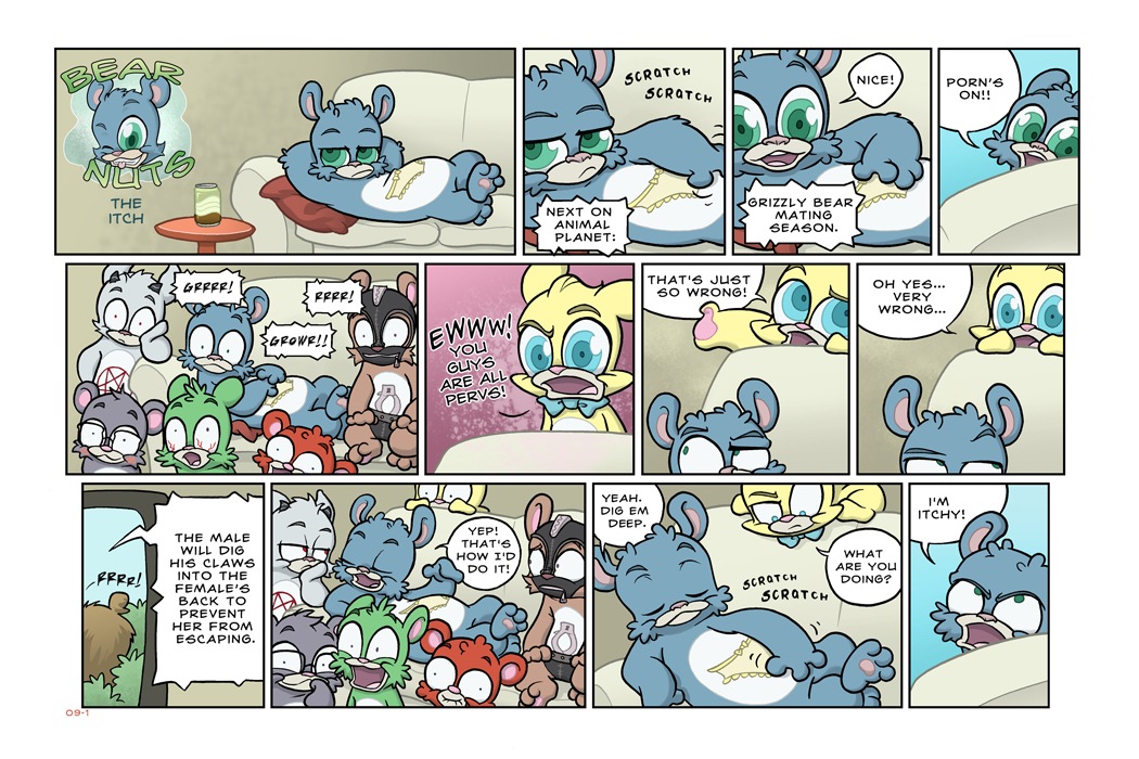 Bear Nuts - Episode 7, Page 1: The Itch