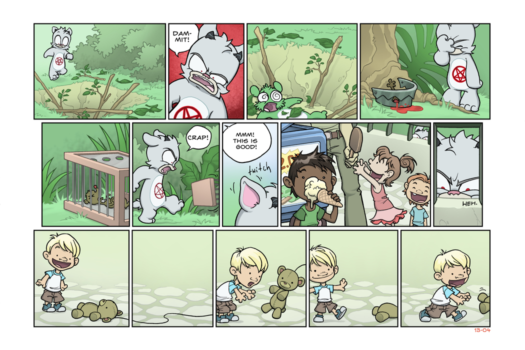 Bear Nuts - Episode 11, Page 4: Fish Heads for Dinner Again?!