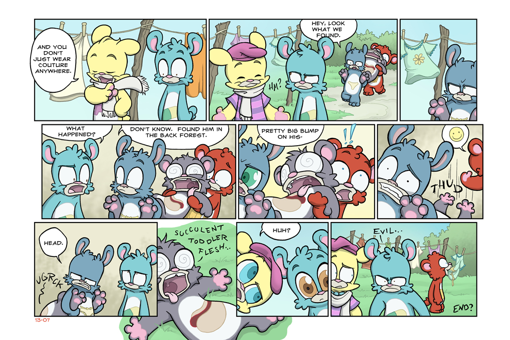 Bear Nuts - Episode 11, Page 7: Fish Heads for Dinner Again?!