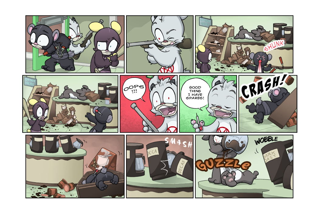 Bear Nuts - Episode 14, Page 19: Death Takes a Holiday (From Reality)