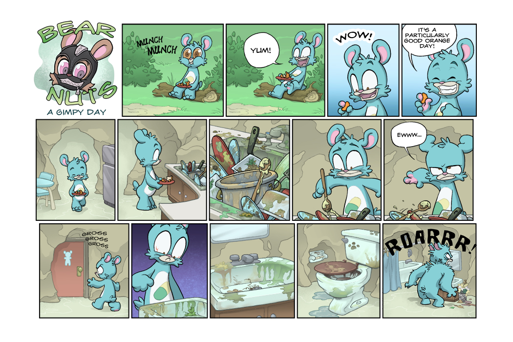 Bear Nuts - Episode 18, Page 1: A Gimpy Day