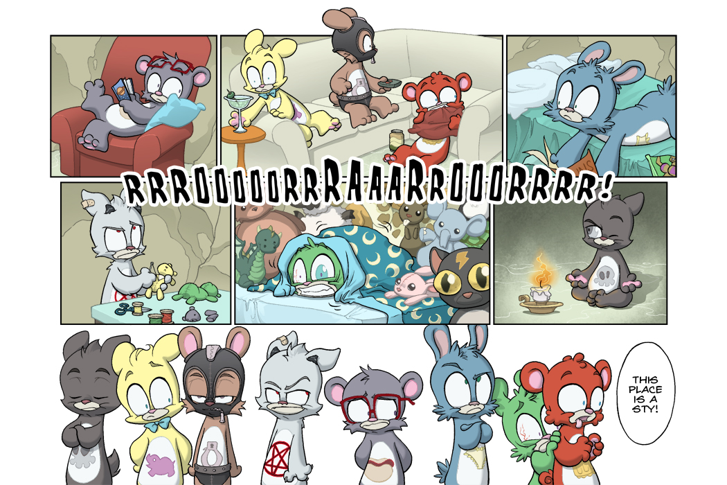 Bear Nuts - Episode 18, Page 2: A Gimpy Day