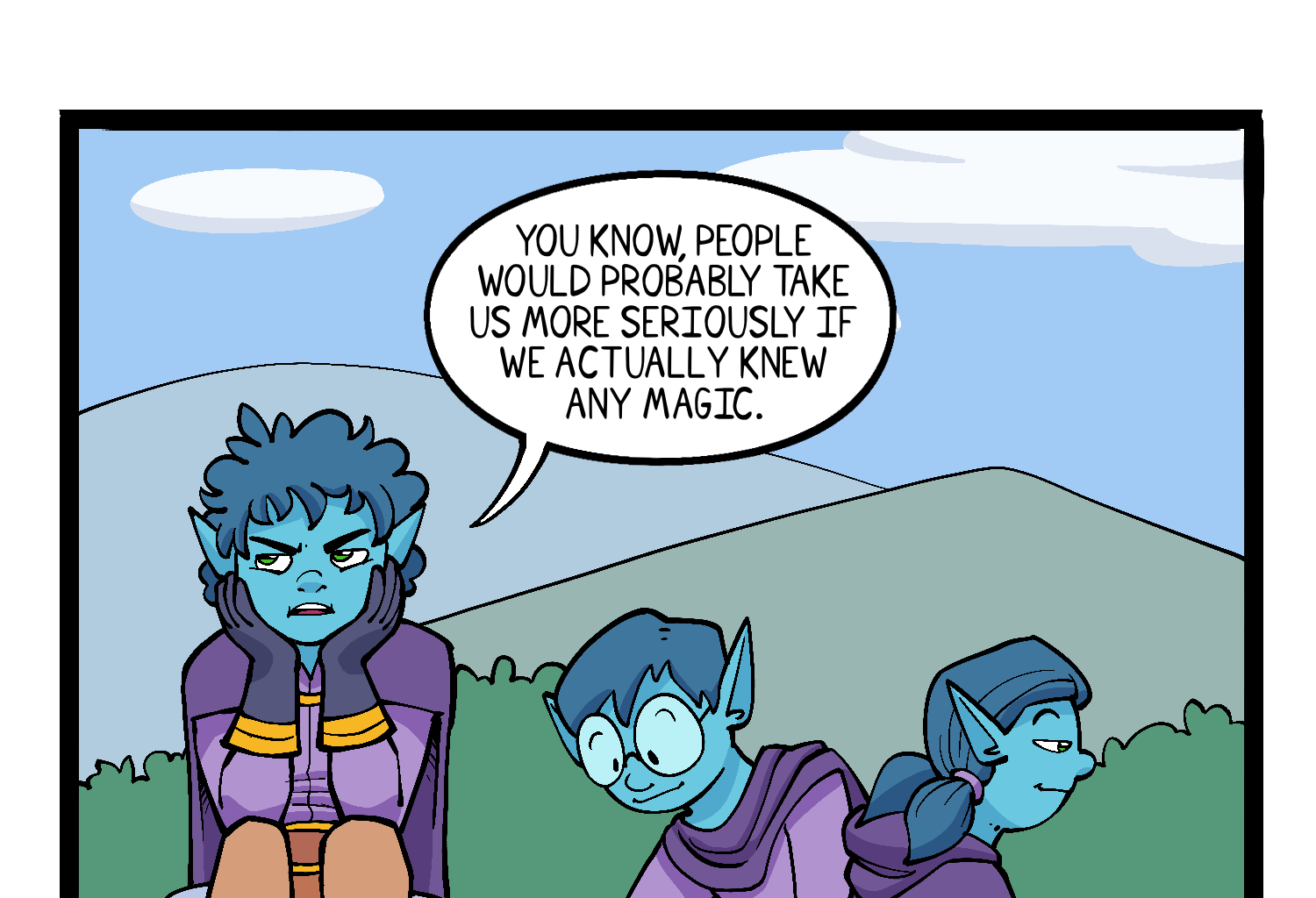 Gobbomancers! - Episode 2, Page 1: Wicked Tome