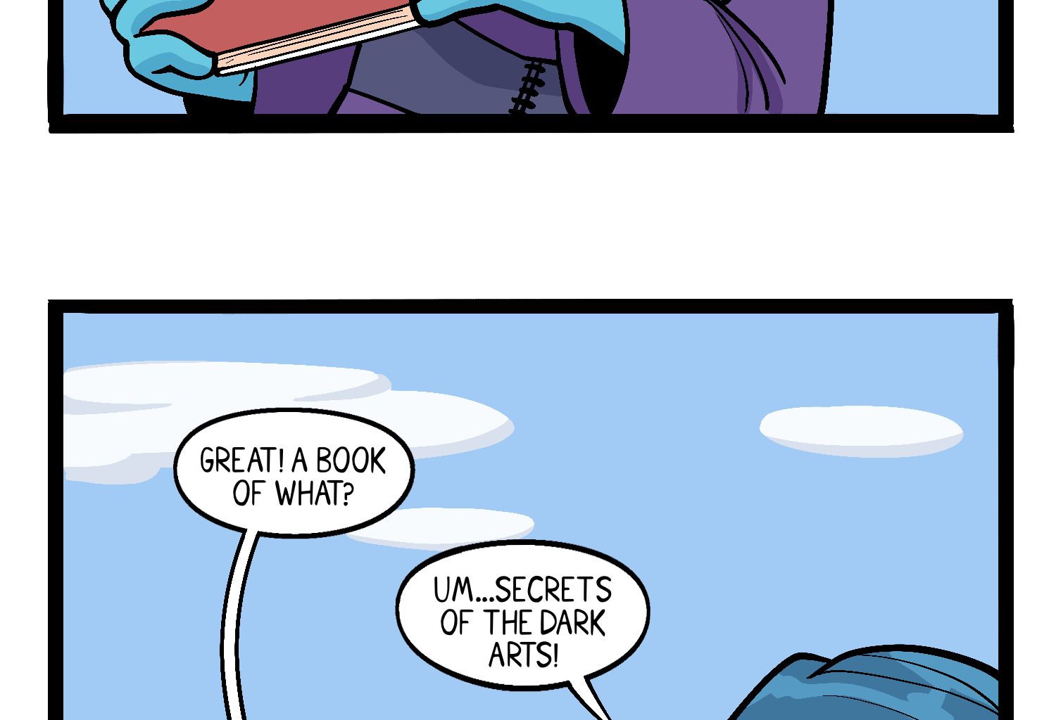 Gobbomancers! - Episode 2, Page 1: Wicked Tome