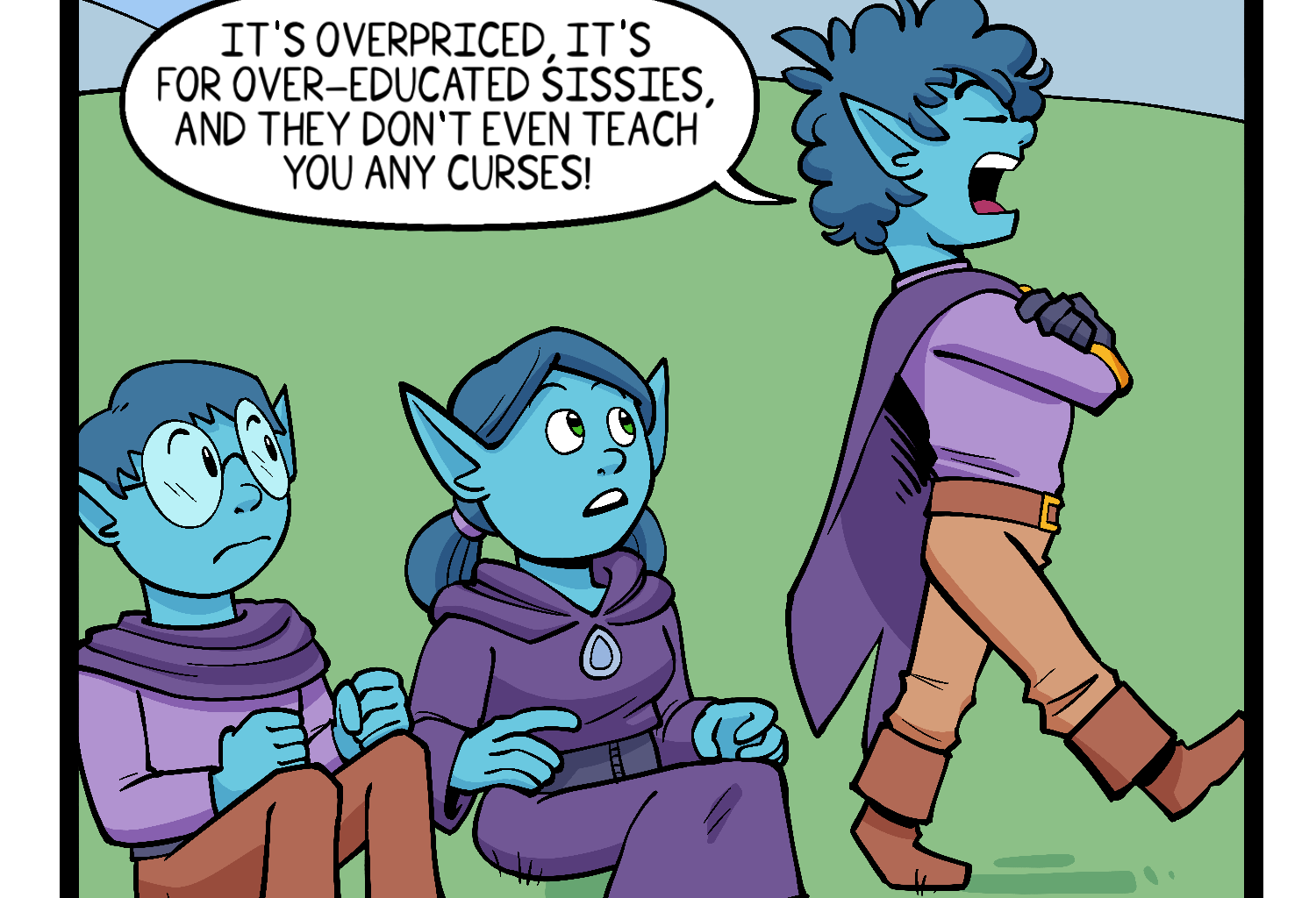 Gobbomancers! - Episode 7, Page 1: Spelling in the Classroom