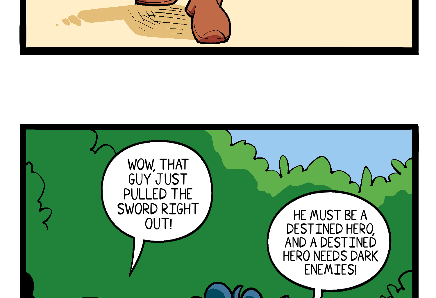 Gobbomancers! - Episode 12, Page 1: The Hero's Sword