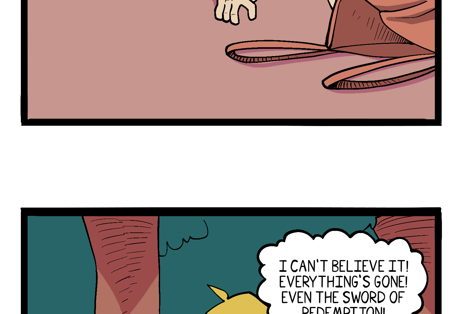 Gobbomancers! - Episode 20, Page 1: The Hero's Belongings