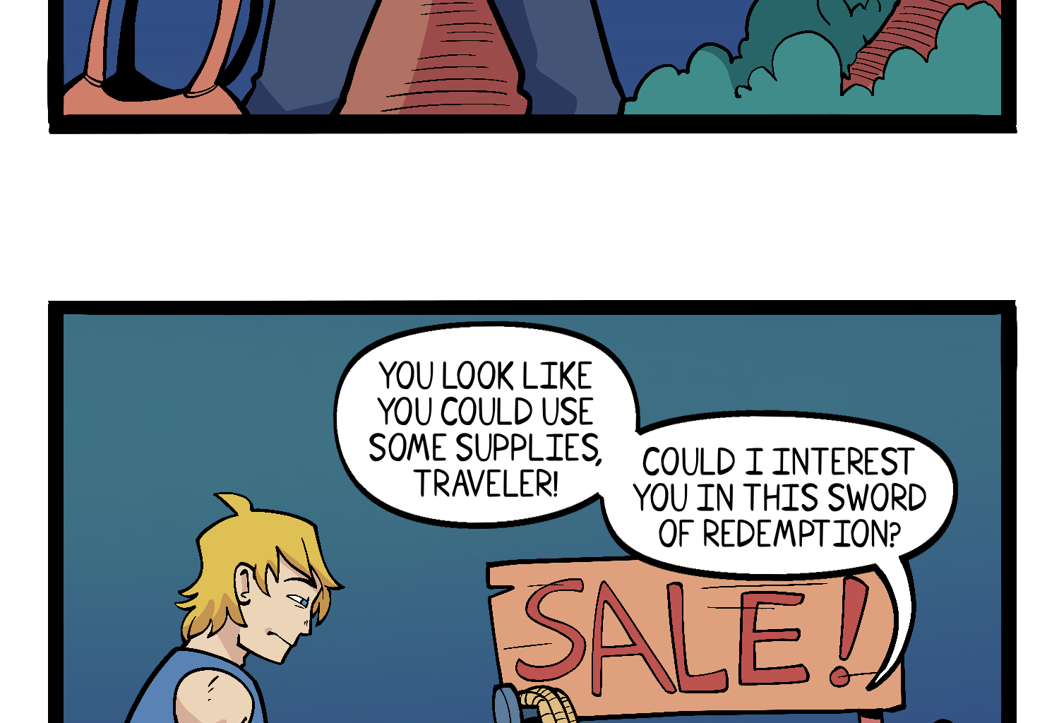 Gobbomancers! - Episode 20, Page 1: The Hero's Belongings