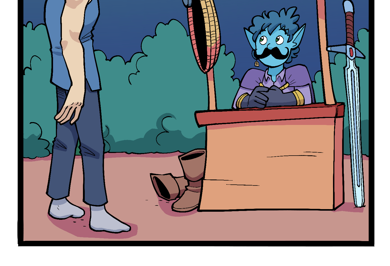 Gobbomancers! - Episode 20, Page 1: The Hero's Belongings