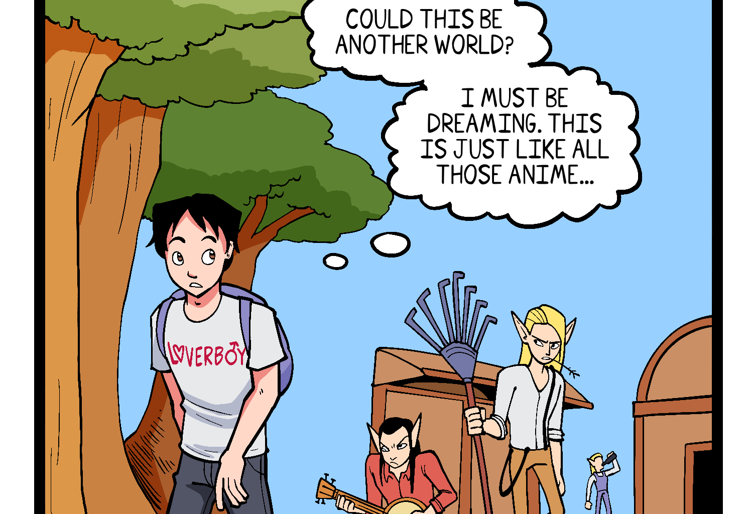 Gobbomancers! - Episode 23, Page 1: Waking Up in Another World