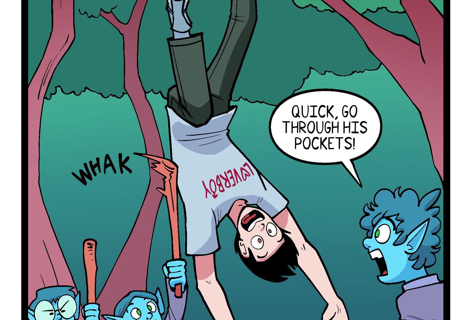 Gobbomancers! - Episode 23, Page 1: Waking Up in Another World