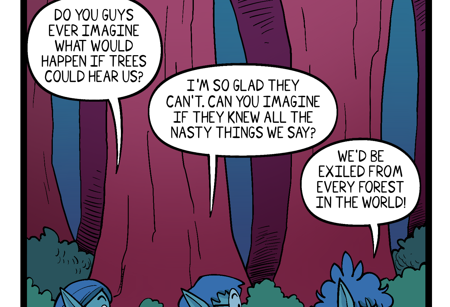 Gobbomancers! - Episode 24, Page 1: Silence in the Forest