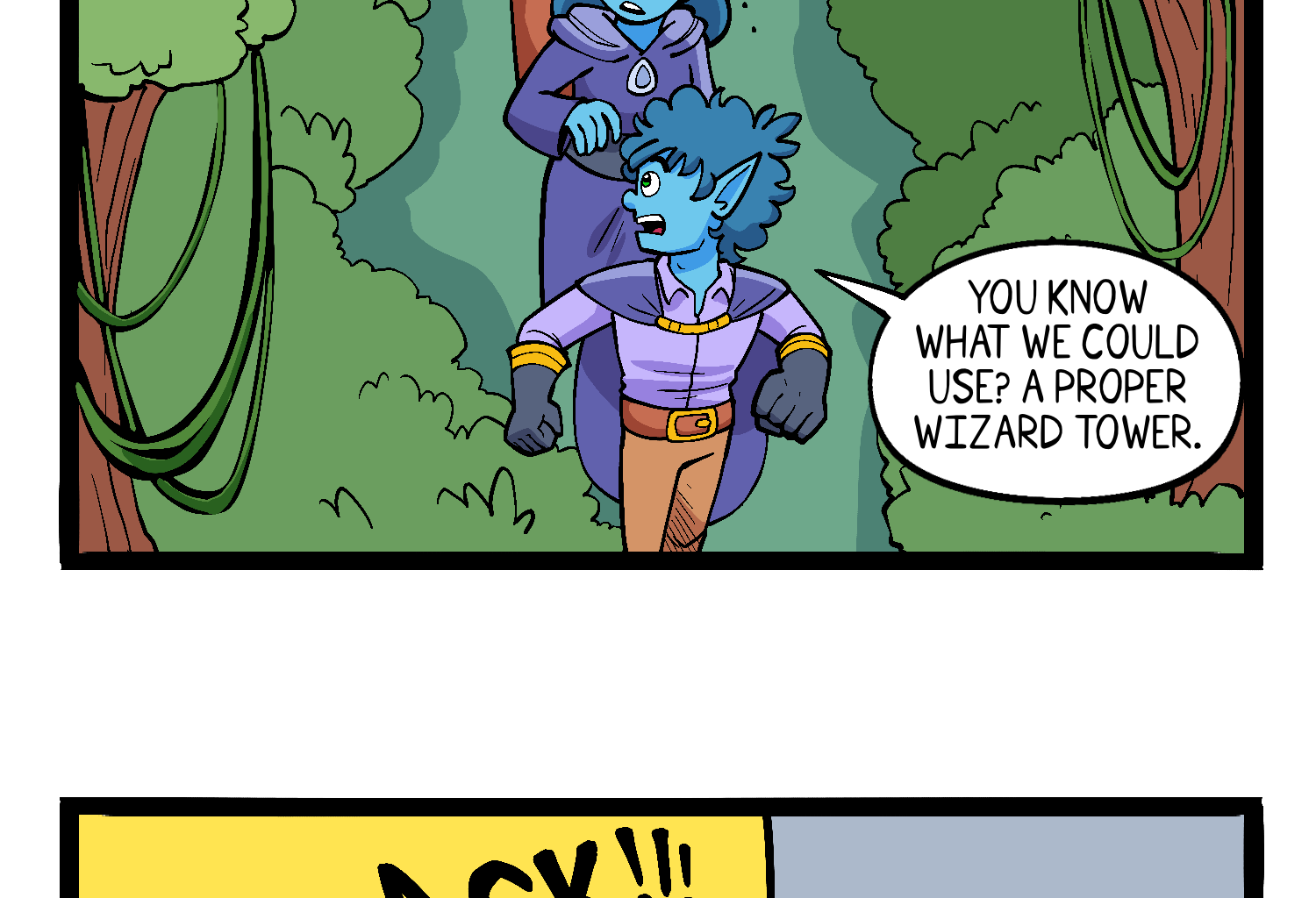 Gobbomancers! - Episode 29, Page 1: The Goblins' New Home