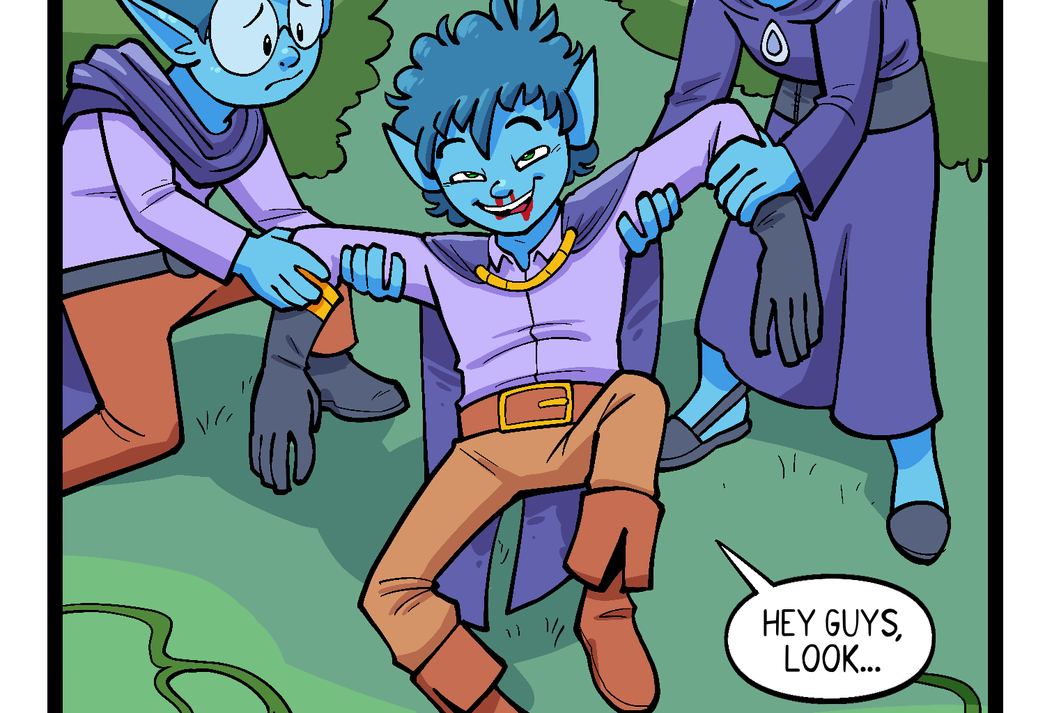 Gobbomancers! - Episode 29, Page 1: The Goblins' New Home