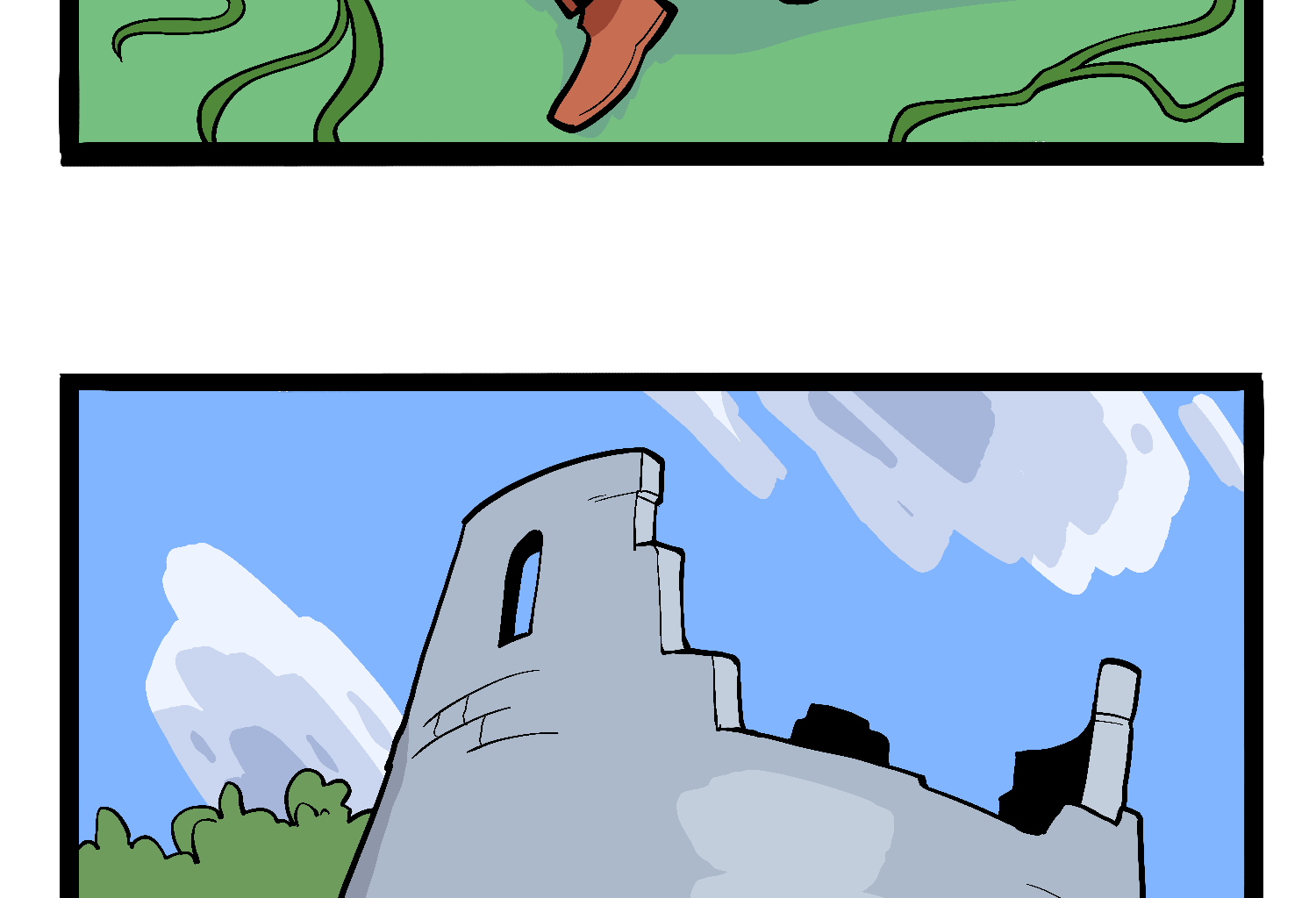 Gobbomancers! - Episode 29, Page 1: The Goblins' New Home