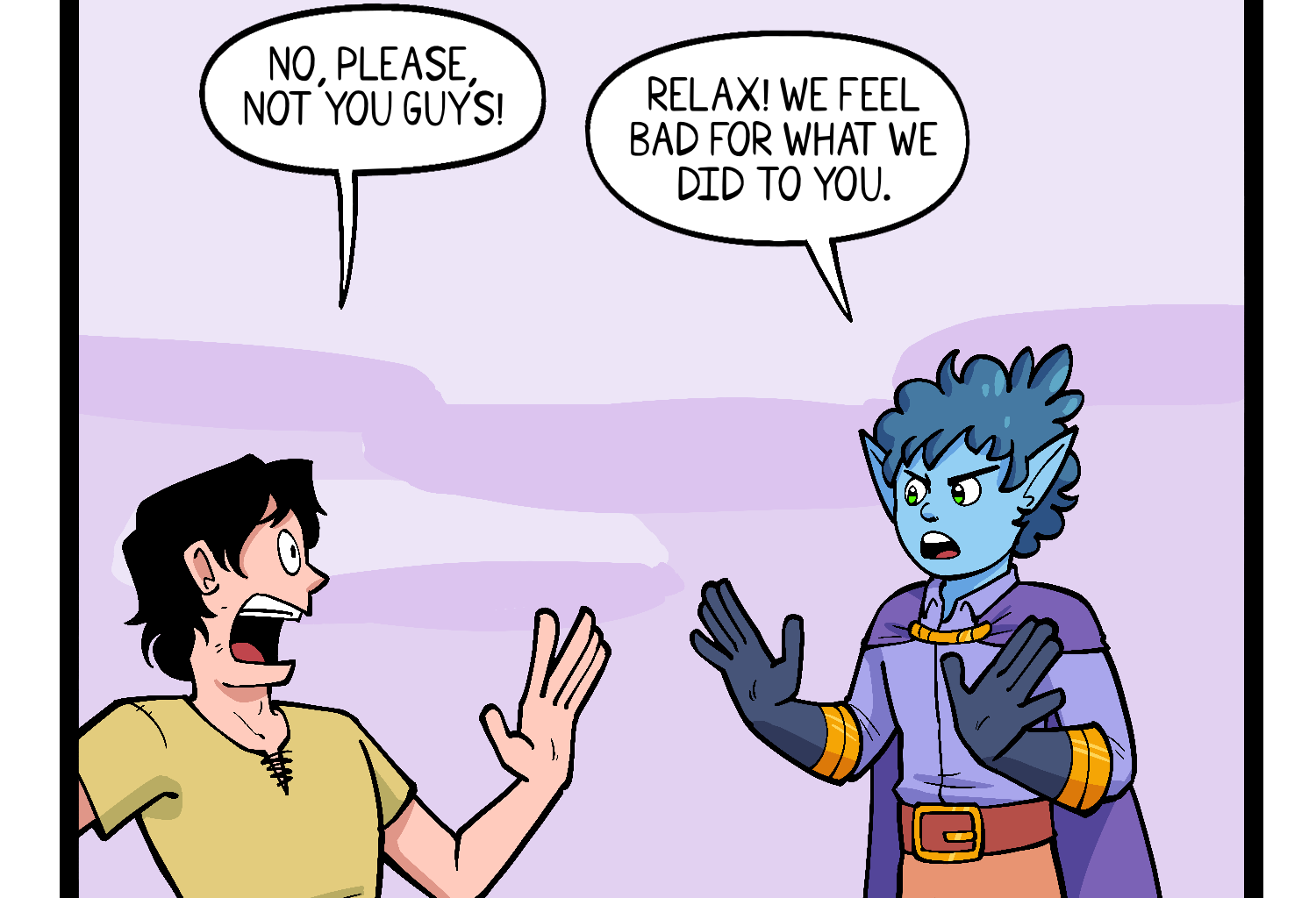 Gobbomancers! - Episode 32, Page 1: Being Broke in Another World